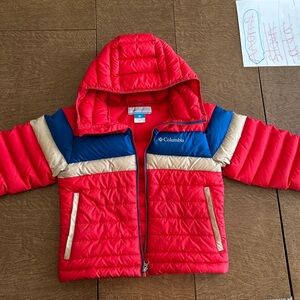 Columbia Kids Red Puffer Jacket